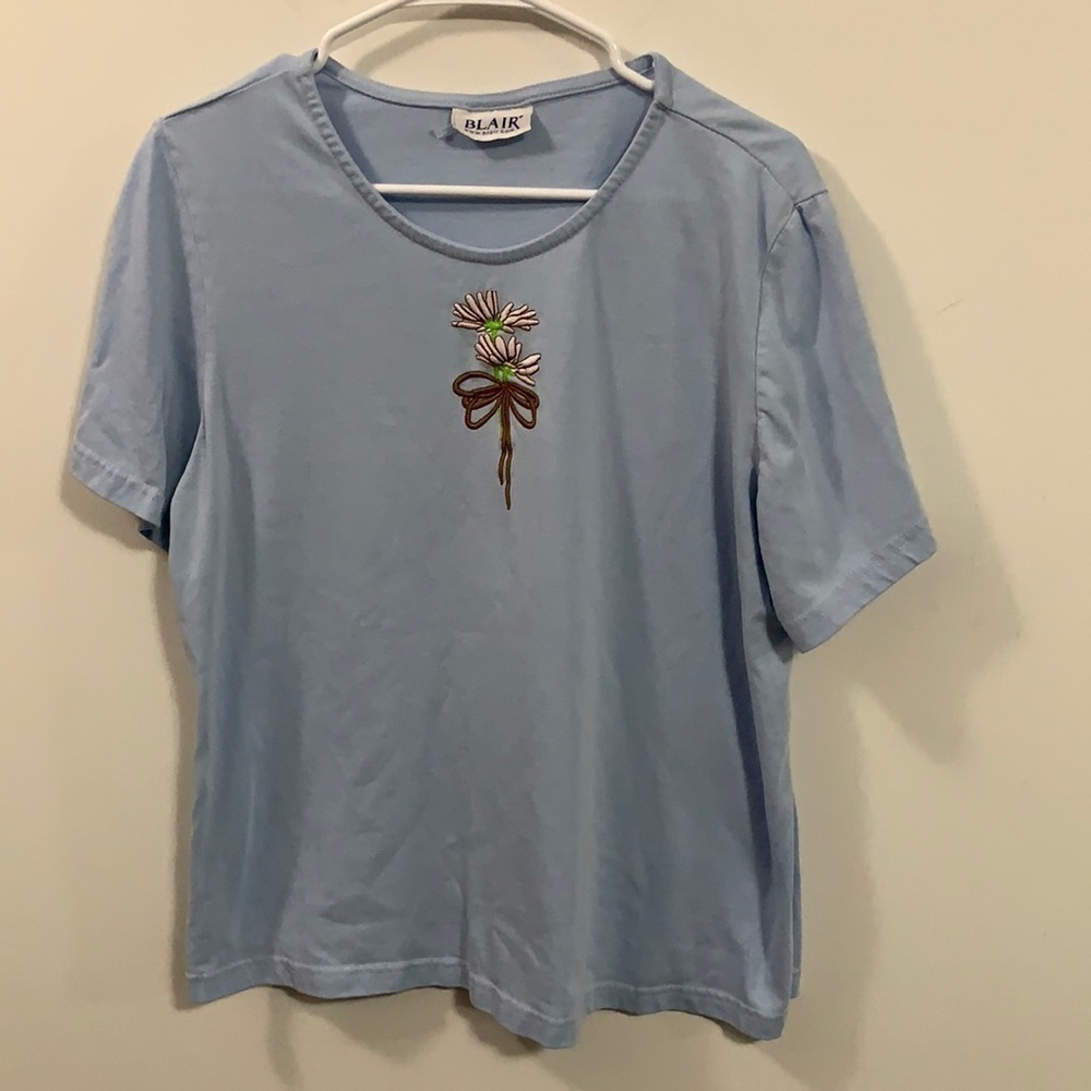 Blair flower Tee size Medium see below
